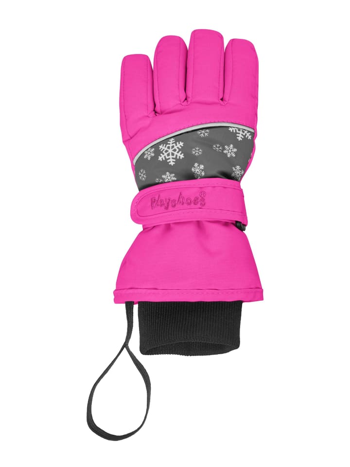 Playshoes Finger-Handschuh Schneeflocken in Pink günstig kaufen