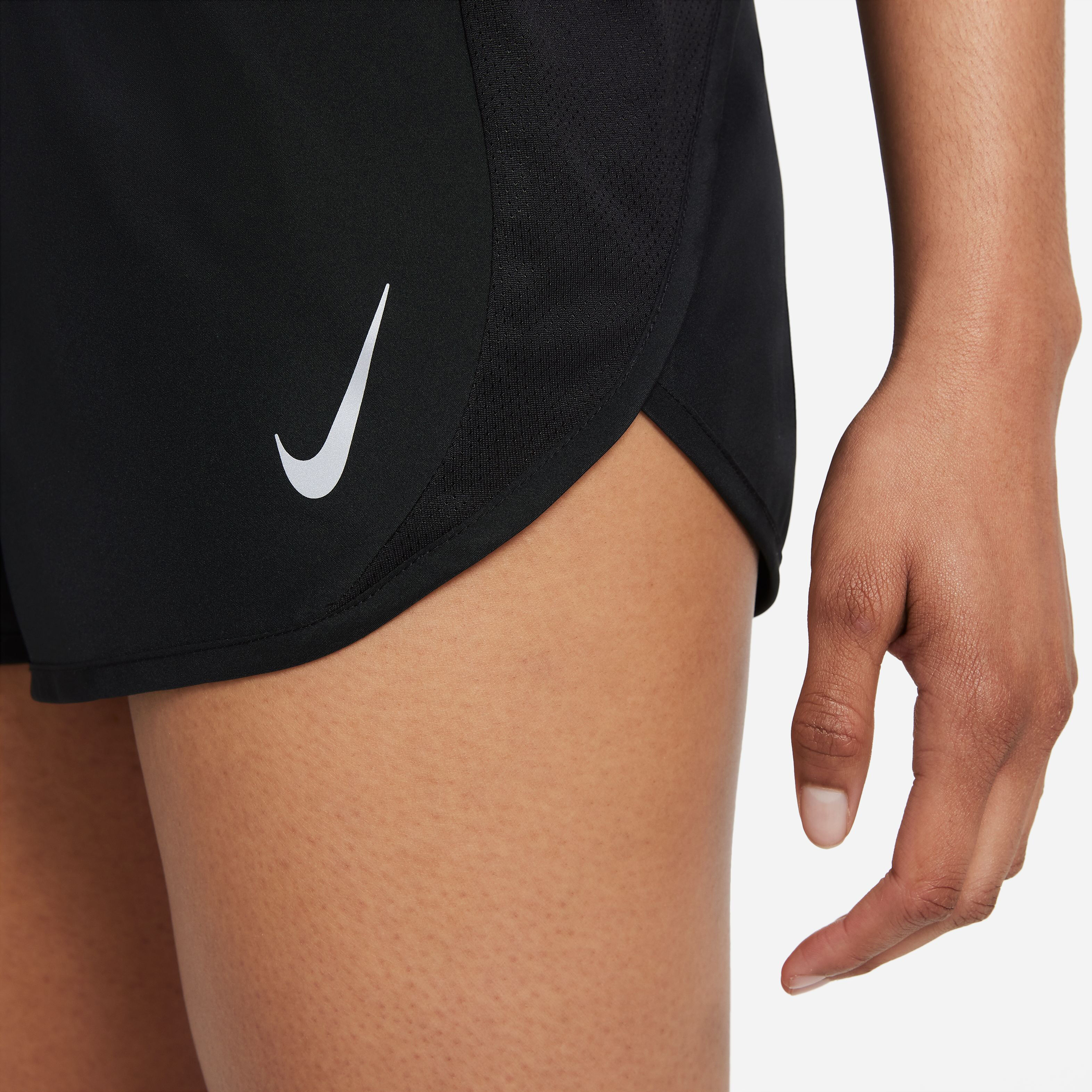 Dri-Fit Tempo Race Shorts Damen - Schwarz, Grau