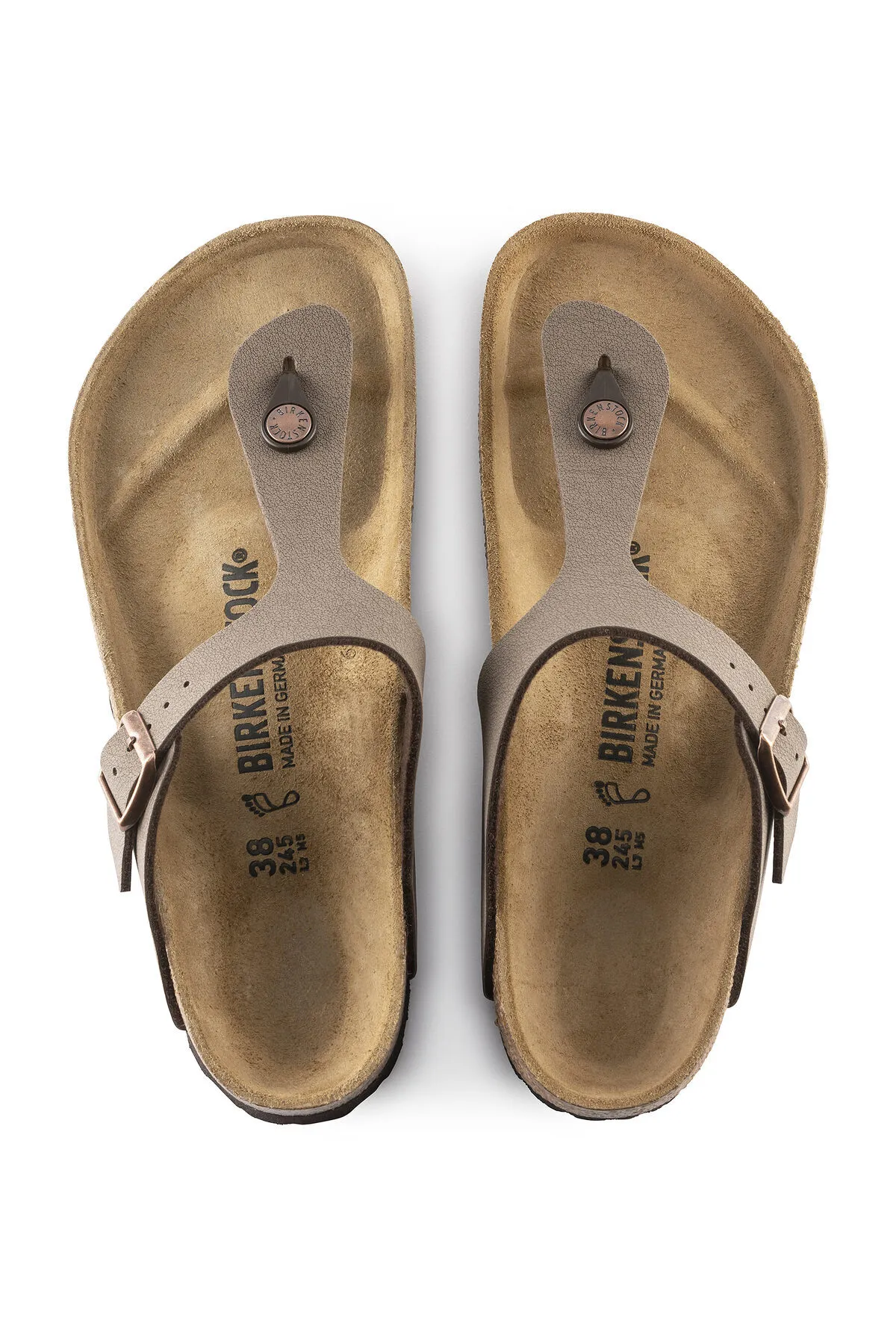 Birkenstock  Gizeh Mokka-Hausschuhe