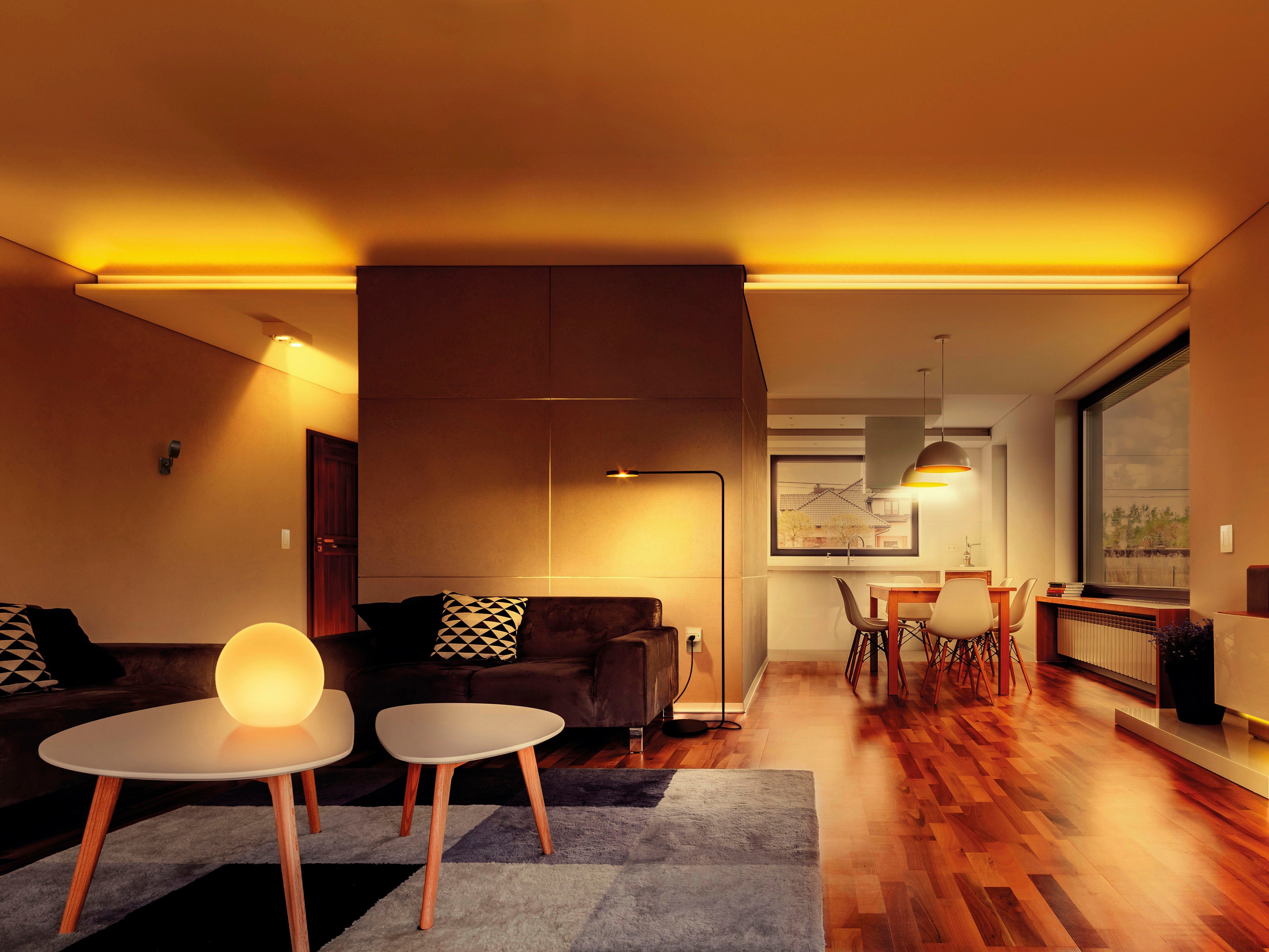 EVE Smarte LED-Leuchte Flare 20EBV9901, Bluetooth, Smart Home, LED fest integriert