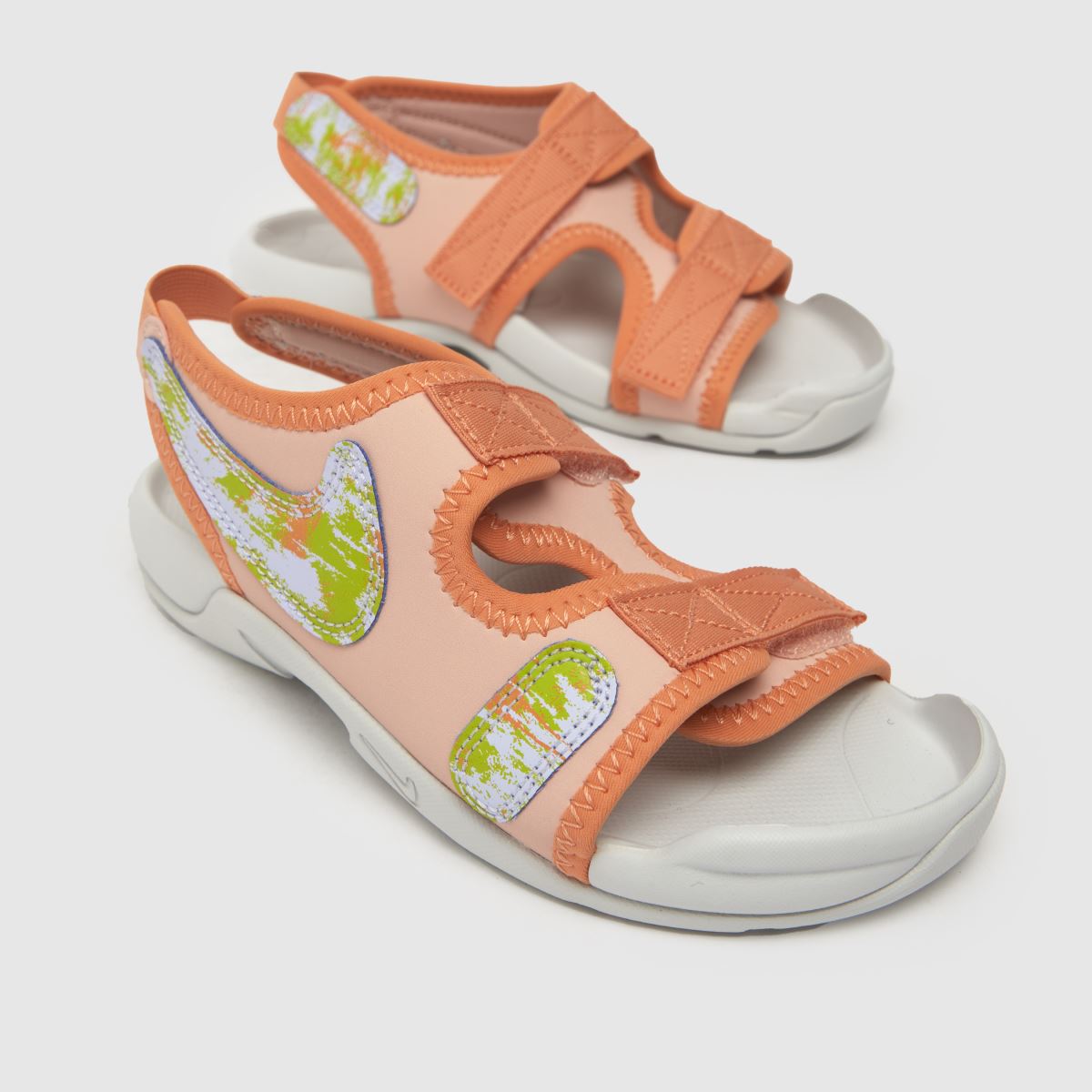 Nike orange Sunray Adjust 6 Junior sandaler