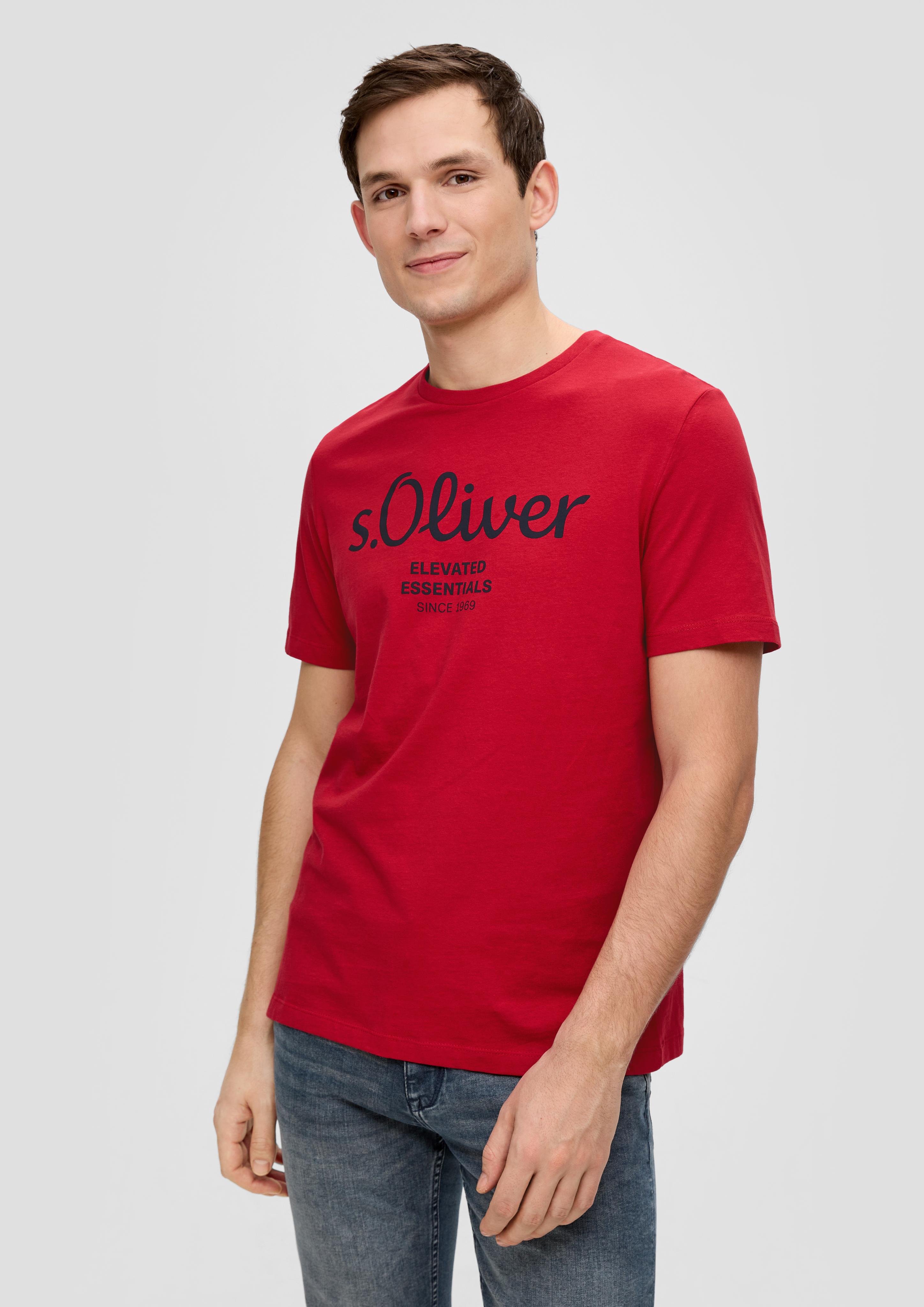 T-Shirt mit Label-Print  2139909-31D1