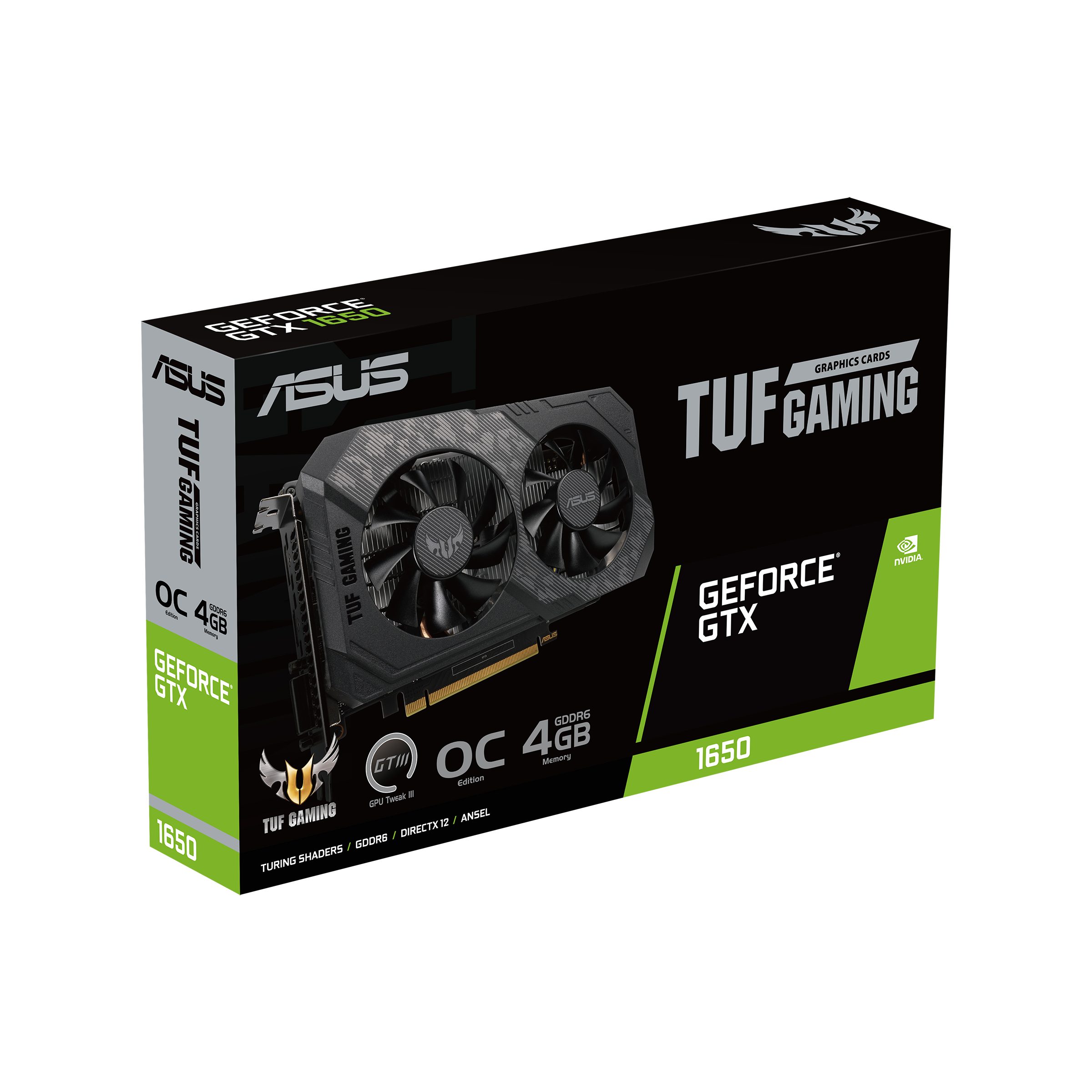 Asus TUF-GTX1650-O4GD6-P-V2-GAMING Grafikkarte (4 GB, GDDR6)