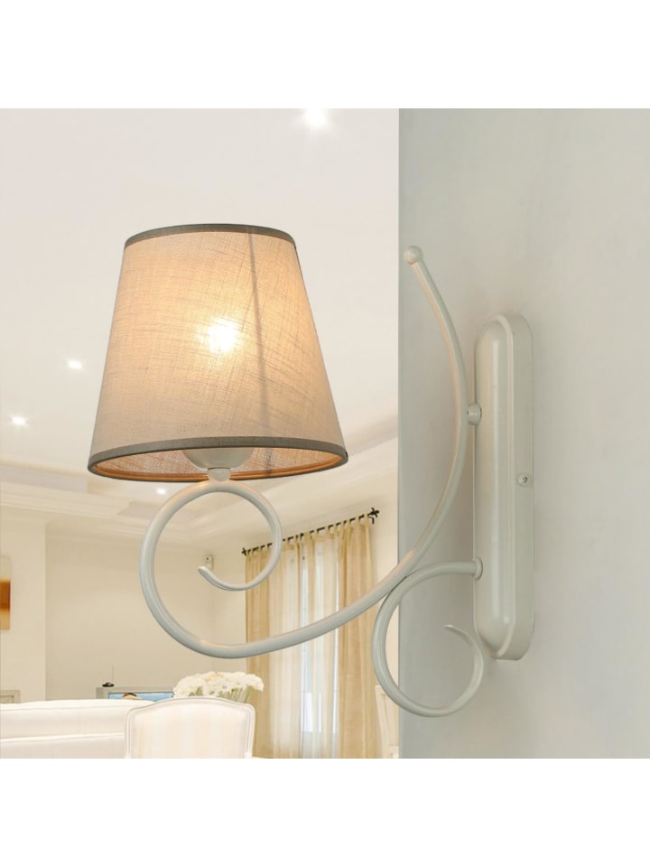 Licht-Erlebnisse Wandlampe in Weiß Beige günstig kaufen onesize