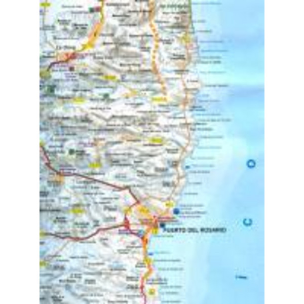 Fuerteventura - Kanarische Inseln 1 : 100 000 Autokarte - Straßenkarte