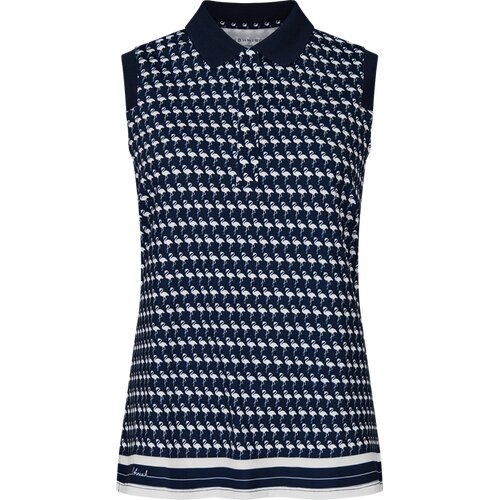 DAMEN POLO DENI SLEEVELESS POLOSHIRT