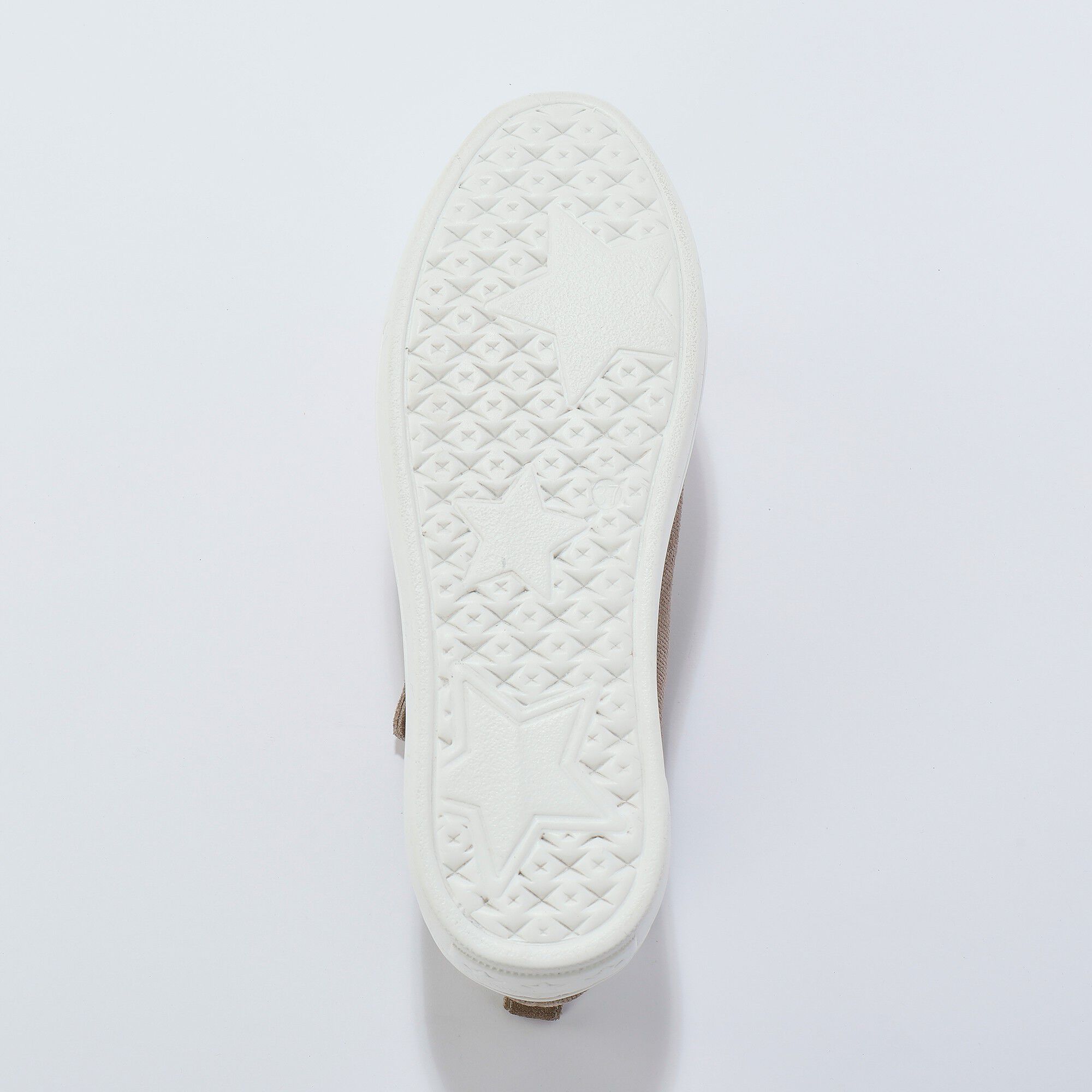 Baskets compensées cuir