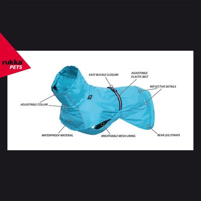 Rukka® Regenmantel Hase, aqua