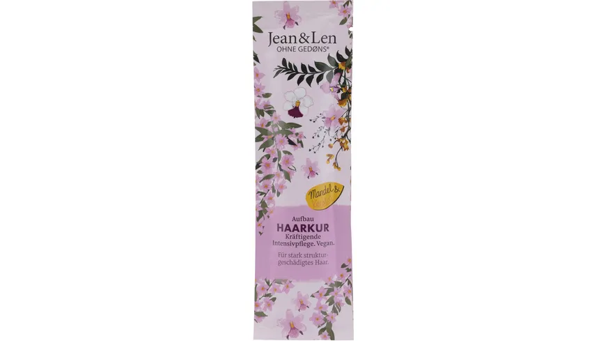 Jean&Len Aufbau Haarkur Mandel & Keratin 20 ml