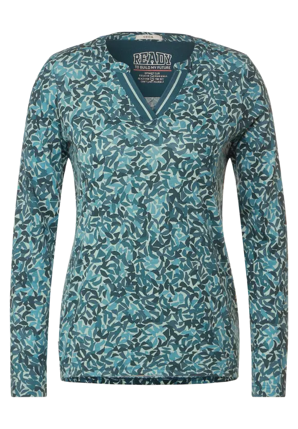 CECIL Tunikashirt mit Minimalprint