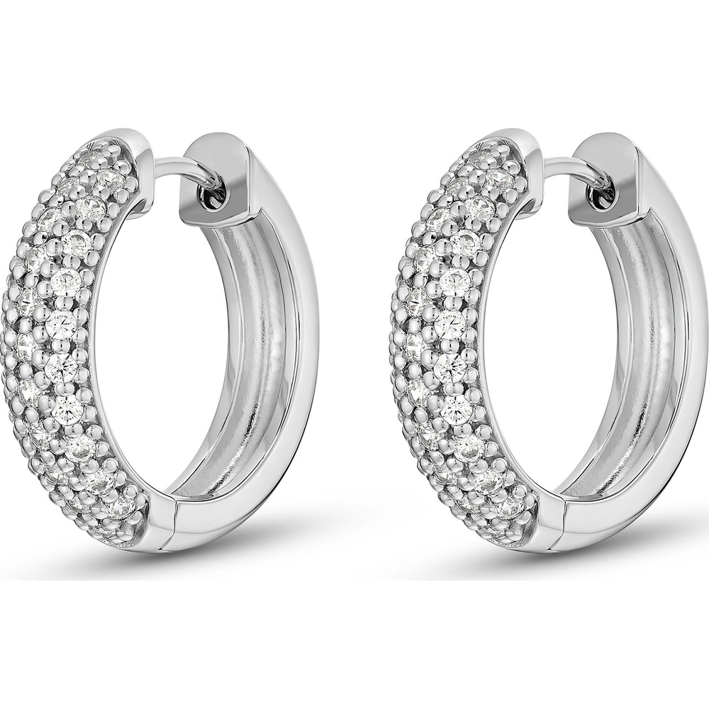FAVS Créoles 925 Argent Boucles d'oreilles