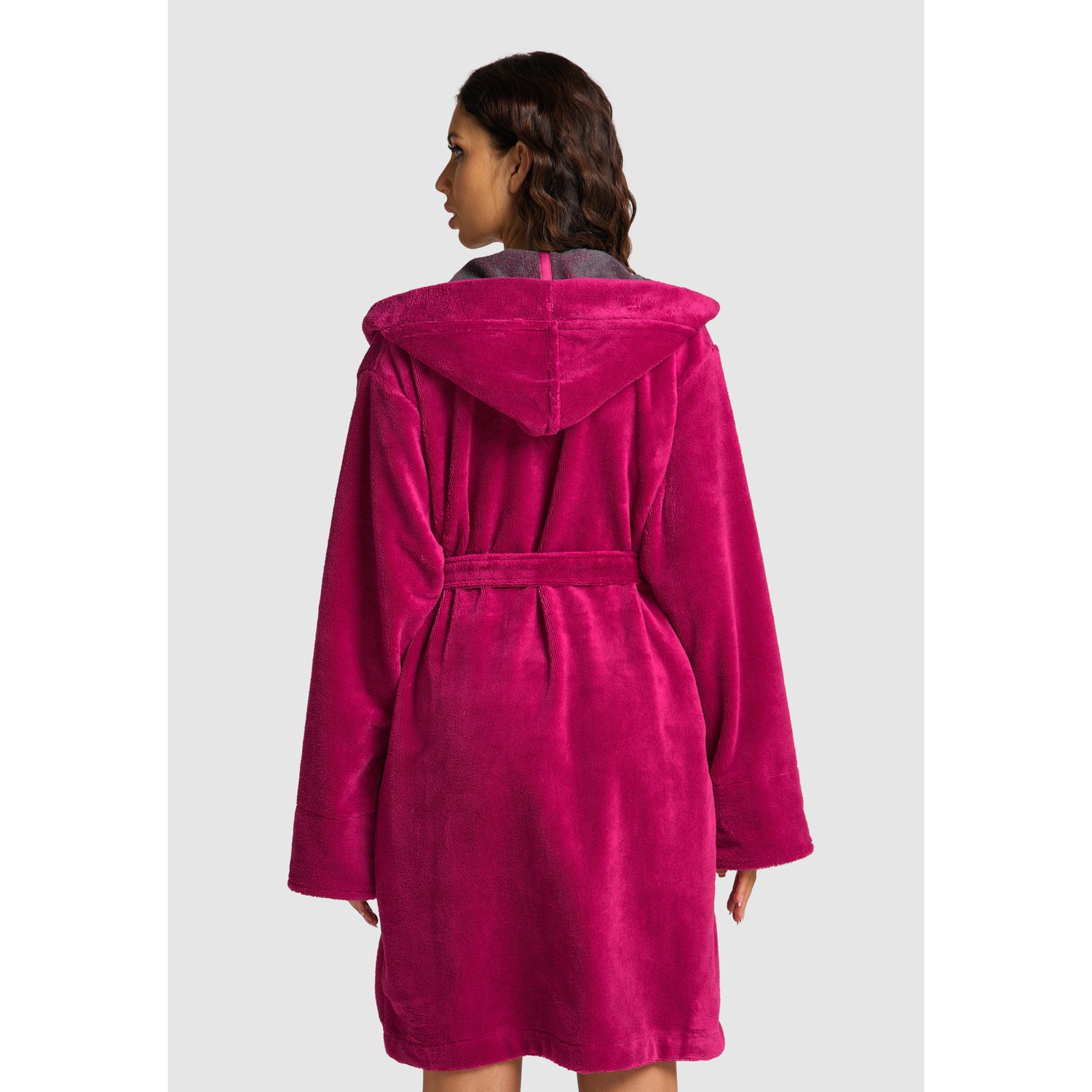 Bademantel Como aus weichem Velours-Frottier-Mix