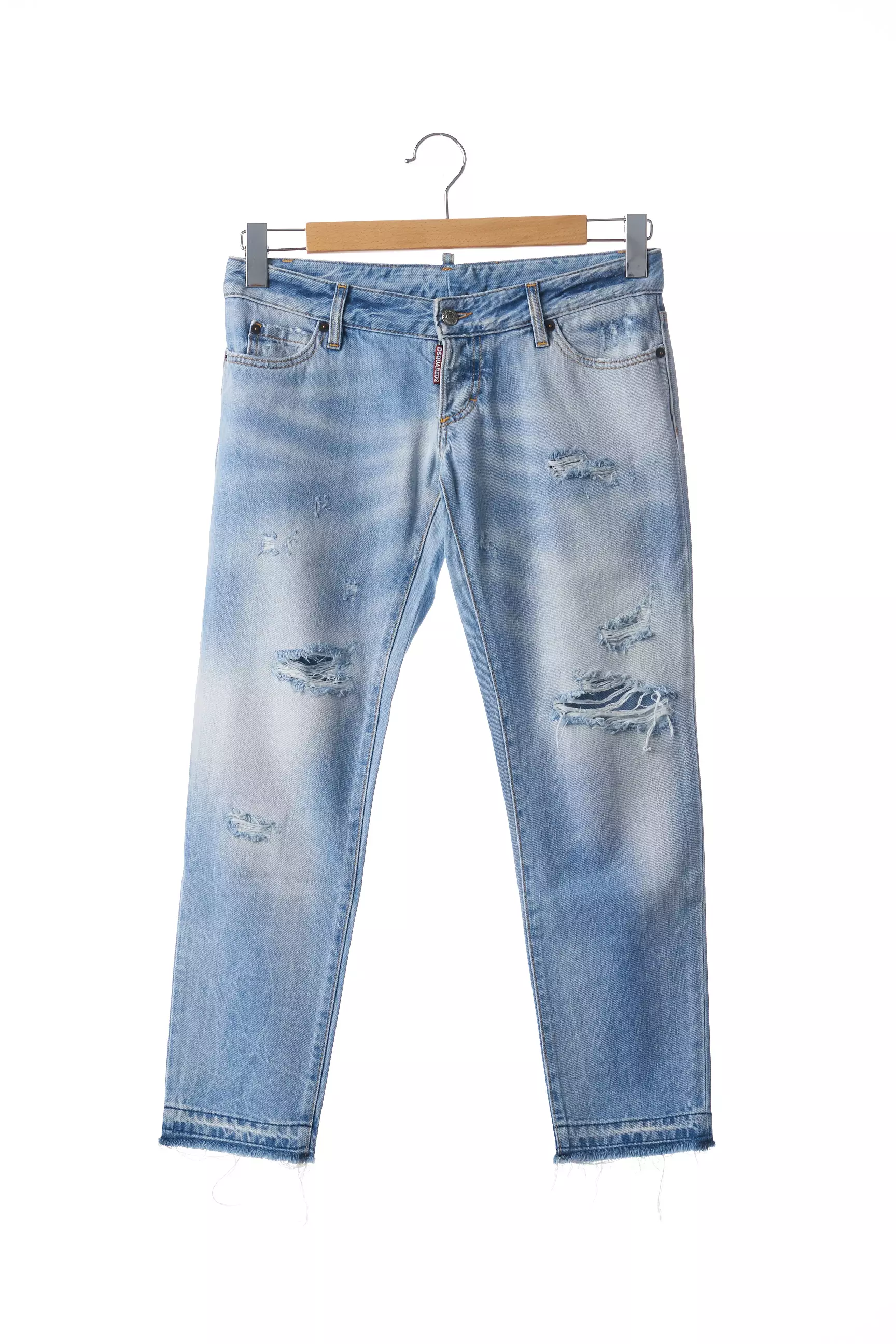 Dsquared2 Jeans Coupe Slim Femme couleur bleu
