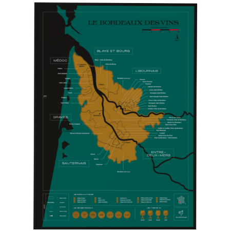 LE BORDEAUX DES VINS - CARTE A GRATTER