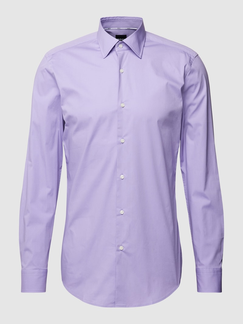 Slim Fit Business-Hemd mit Kentkragen Modell 'HANK' in flieder