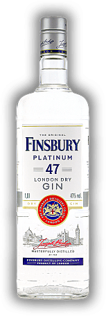Finsbury Platinum Dry Gin 47% 1,0 Liter Finsbury Platinum Dry Gin 47% 1,0 Liter Finsbury Platinum - Perfektion für die nobelsten aller Cocktails. 1	 Liter - Vol 47%