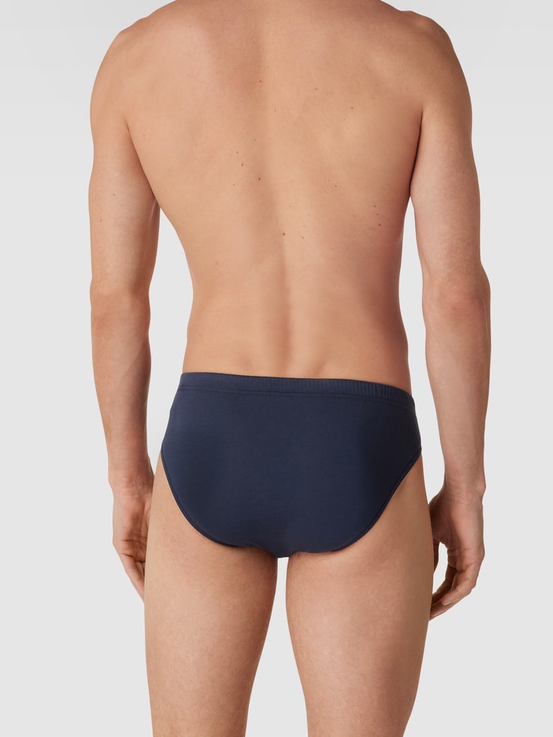 Slip mit Label-Detail in dunkelblau