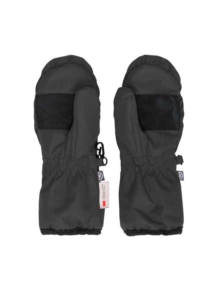 Color Kids Skihandschuhe COMittens-Waterproof - 5459 5459 Verstellbare Handschuhe mit Logo in Black günstig kaufen