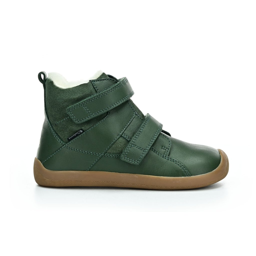 Bundgaard Willie Strap Tex Bottle Green Winterbarfußschuhe