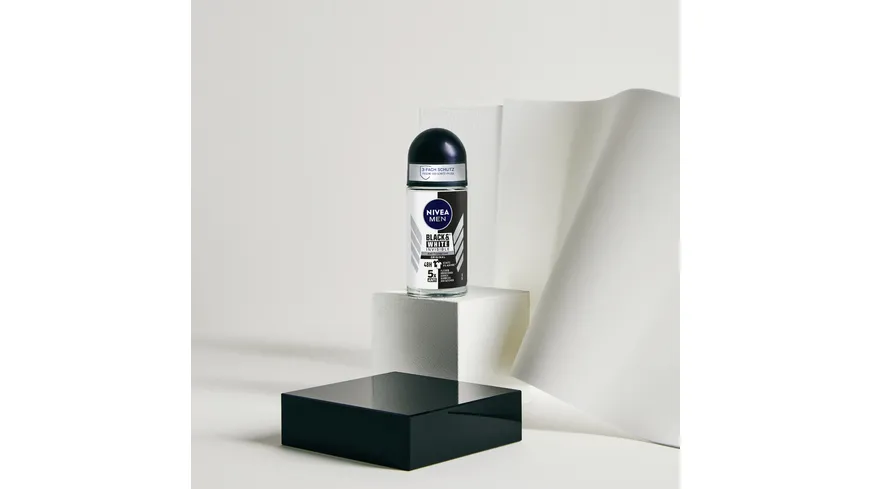 NIVEA MEN Deo Roll-On Black+White Invisible Original Anti-Transpirant 50 ml