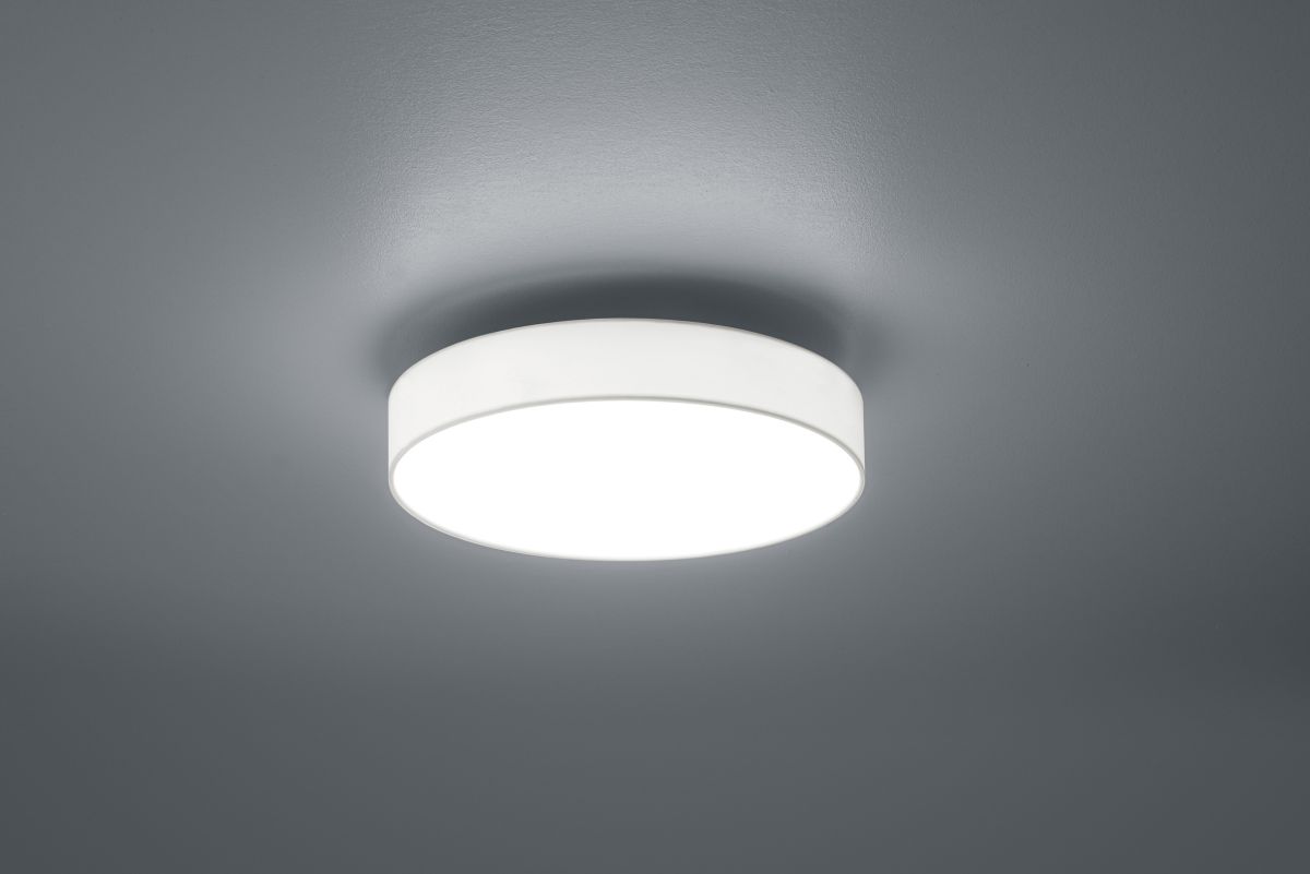 TRIO LED Deckenleuchte Lugano Weiß Ø 40 cm