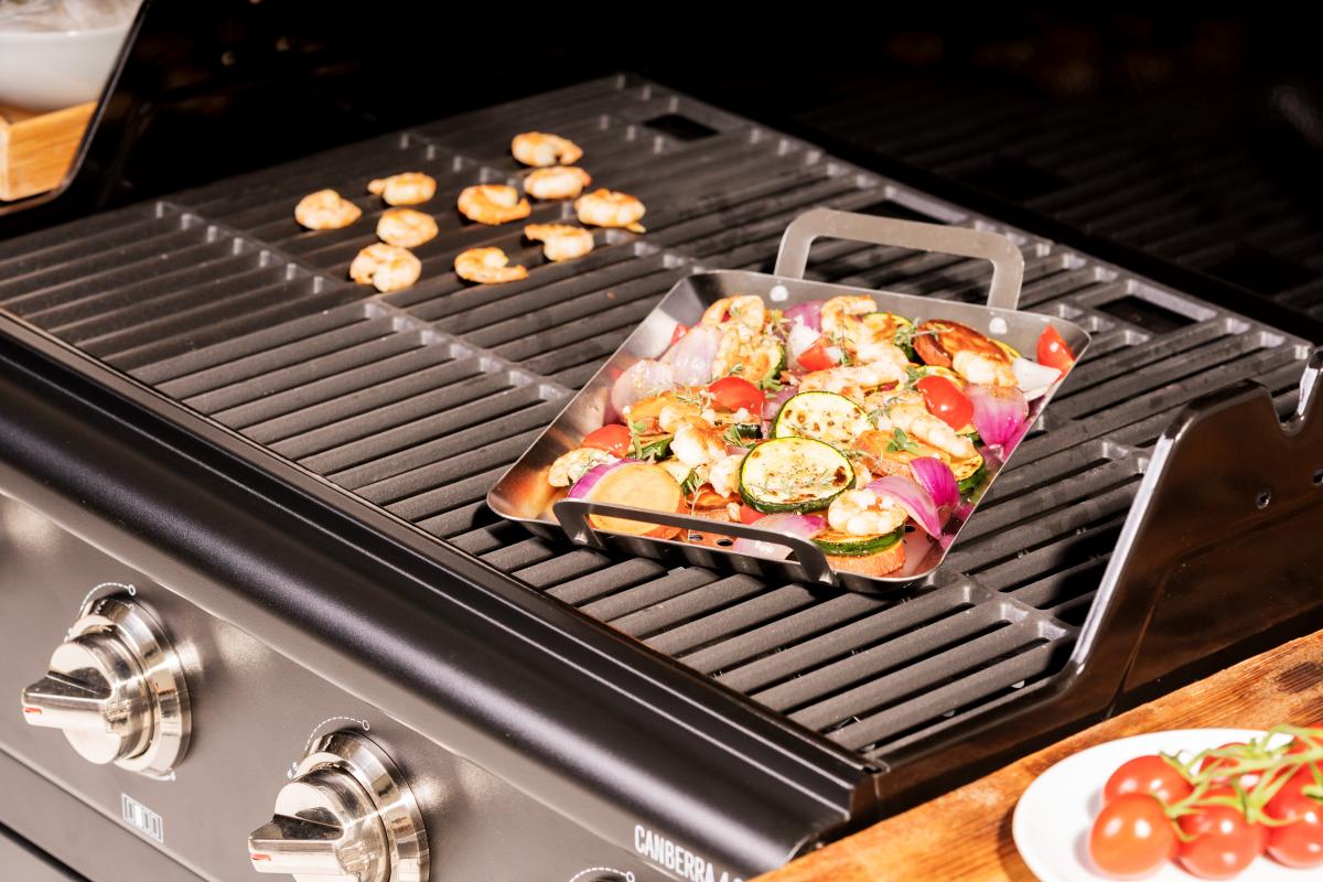 Hecht Grillschale Padella mit Holzgriffe