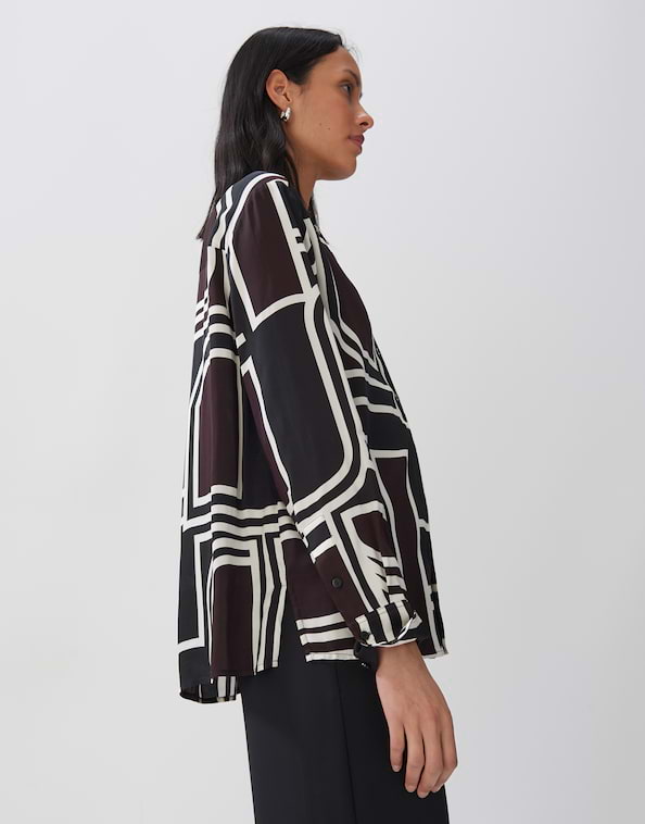 Satinbluse Zirvea