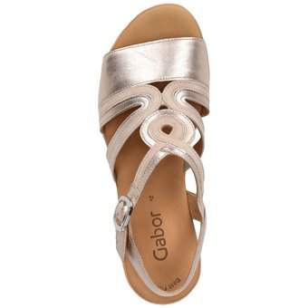 Gabor Keilsandale in beige