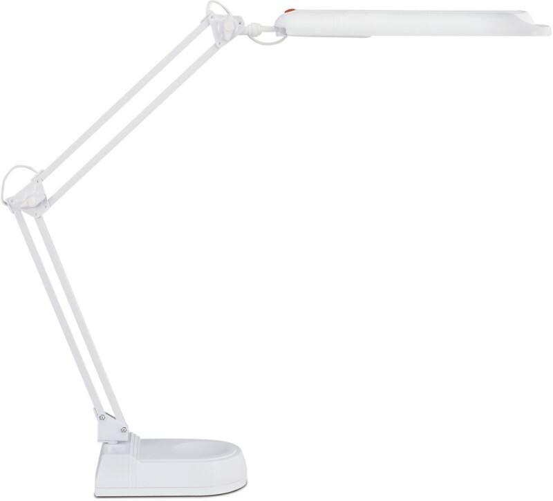 Maul Schreibtischlampe Weiß Steckdose 140 x 780 x 410 mm