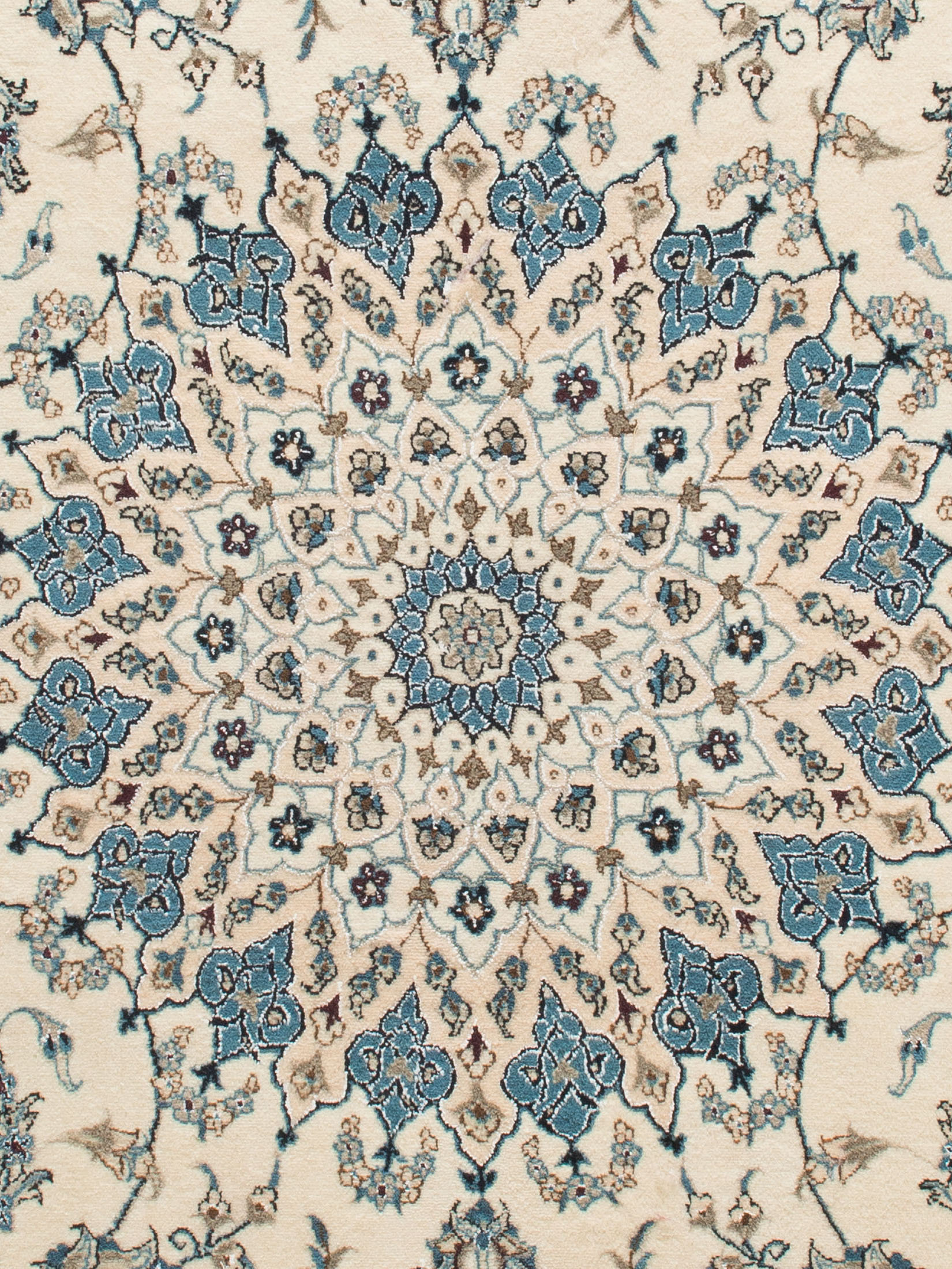 Kaschmar Nain 12 Lah ca. 244 x 350 cm, Unikat / Einzelstück