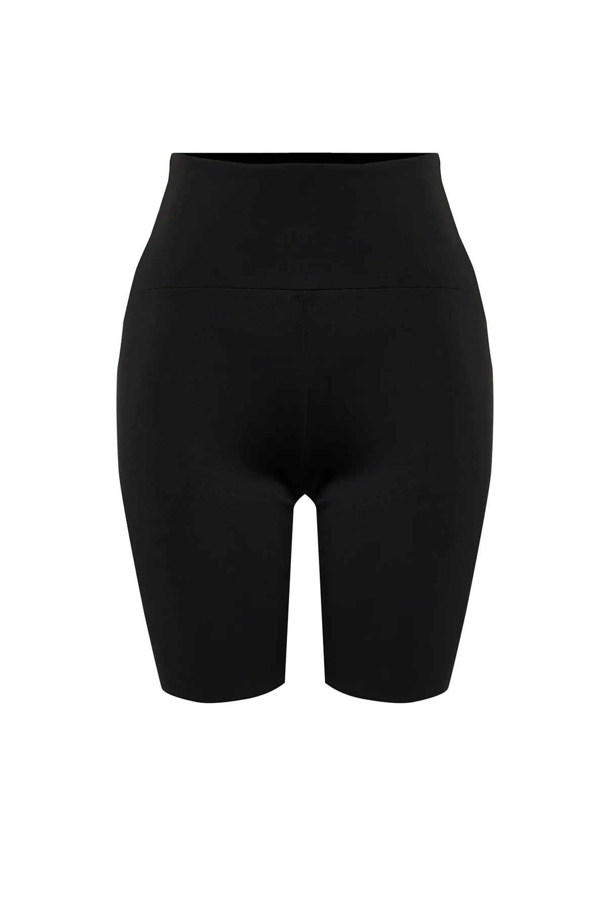 Trendyol Collection  Schwarze Extra Recovery Micro Hole Strick-Sport-Leggings für Radfahrer/Biker/kurze Bikerhose THMSS24TY00012