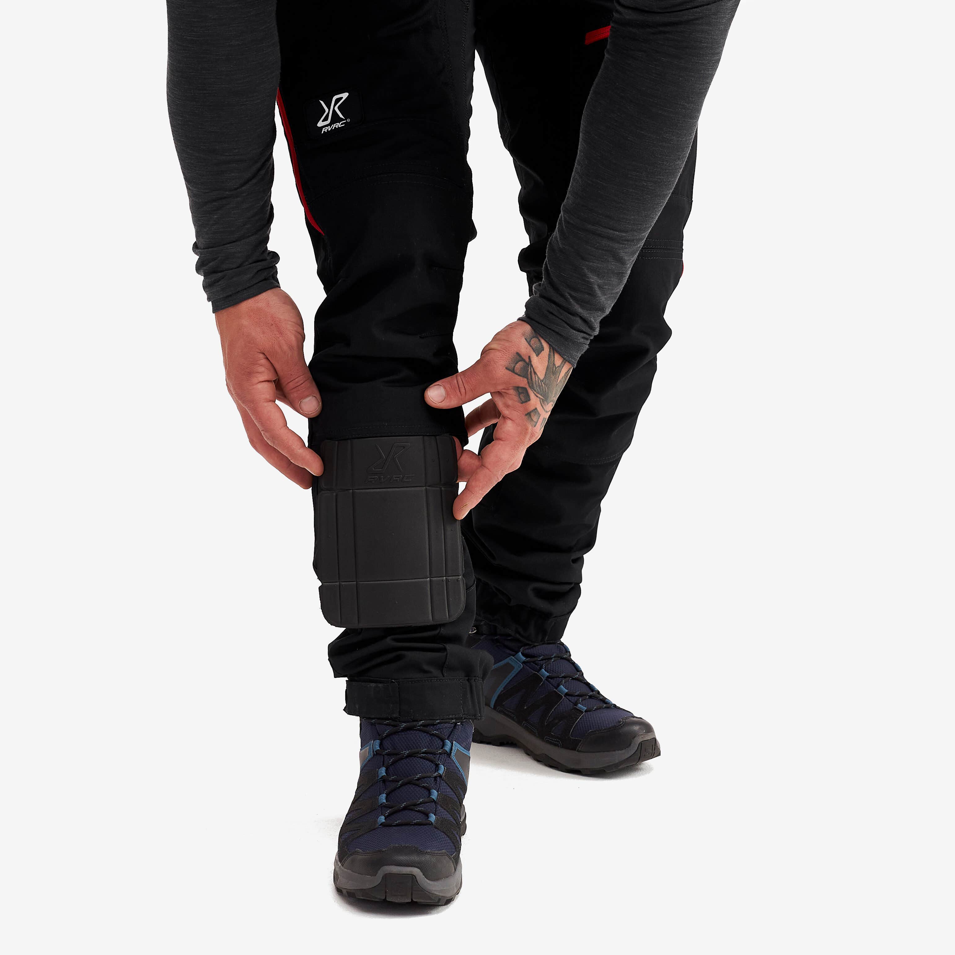 RVRC GP Pro Pants Homme Black/Red