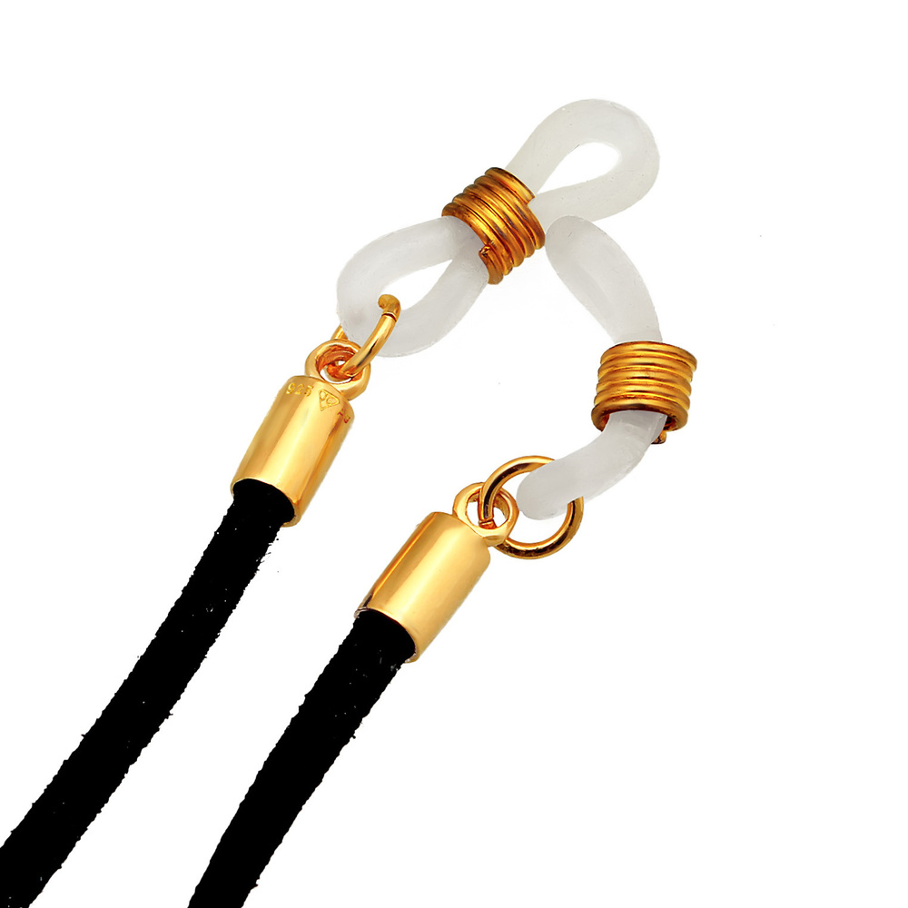 Elli Elli Accessoires de Bijouterie Femmes Collier à lunettes Basic avec cuir synth. e Bijoux
