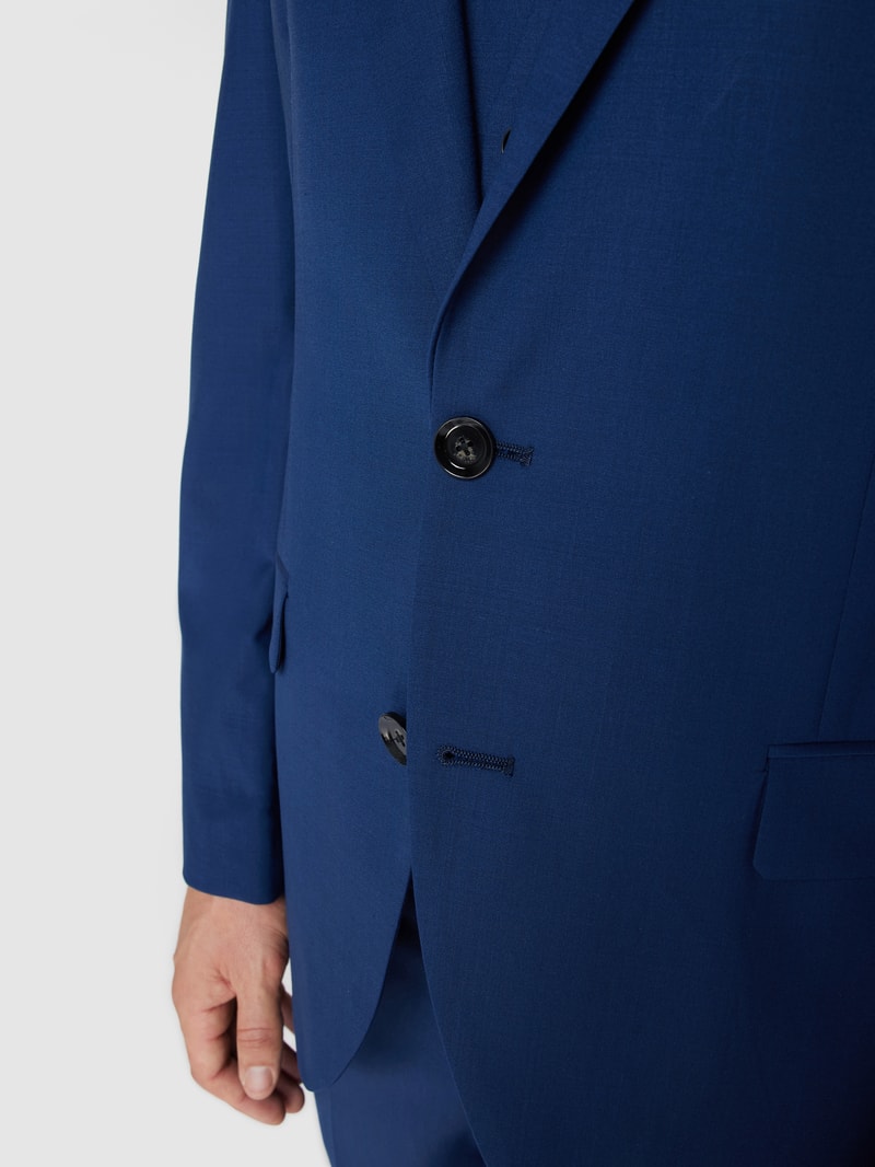 2-Knopf-Sakko mit Schurwoll-Anteil in royalblau