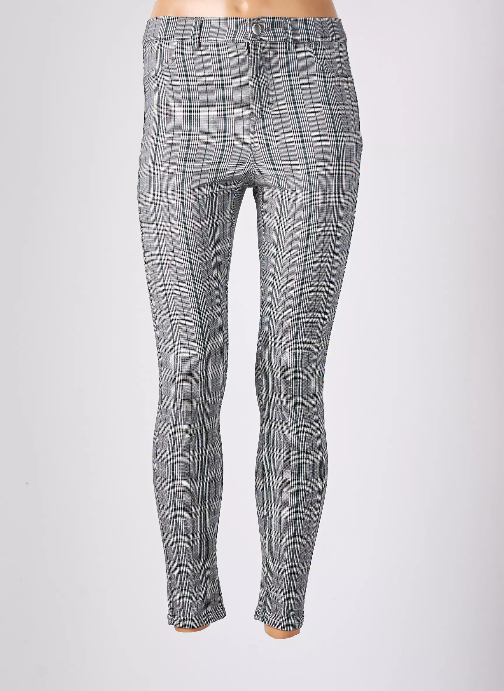 Cache Cache Pantalons Slim Femme couleur gris