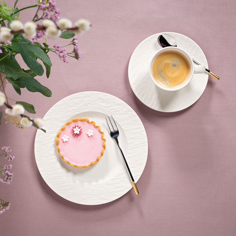 Villeroy & Boch Assiette dessert Manufacture Rock blanc Assiette