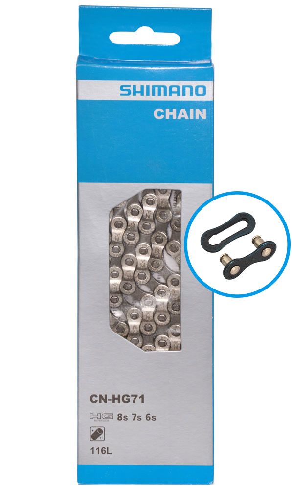 Shimano CN-HG71C 6/7/8-fach Kette mit Quick-Link kaufen | Bike-Discount