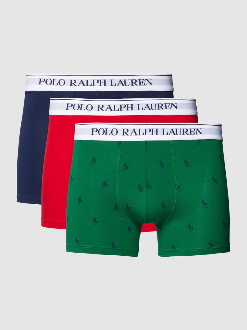 Trunks mit Teilungsnähten im 3er-Pack in grün