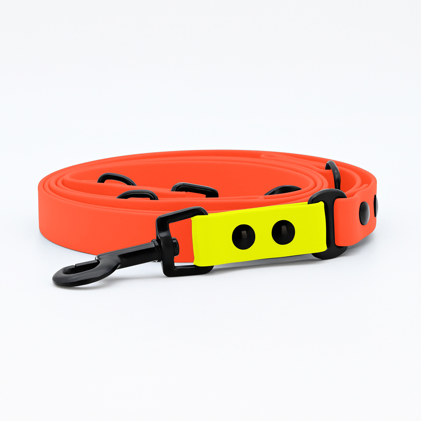 THE DOG IDEA Hundeleinen THE DOG IDEA Biothane Hundeleine Orange neon gelb