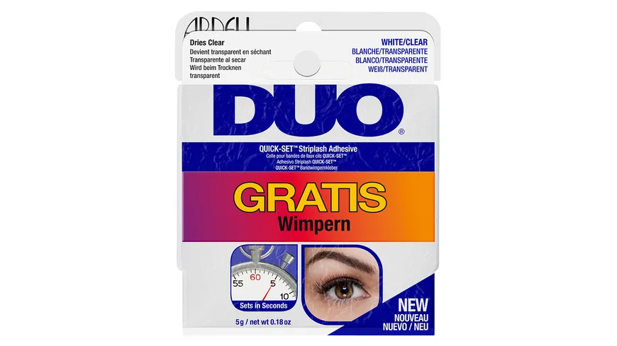 ARDELL Duo Quick-Set Transparent, Schwarz