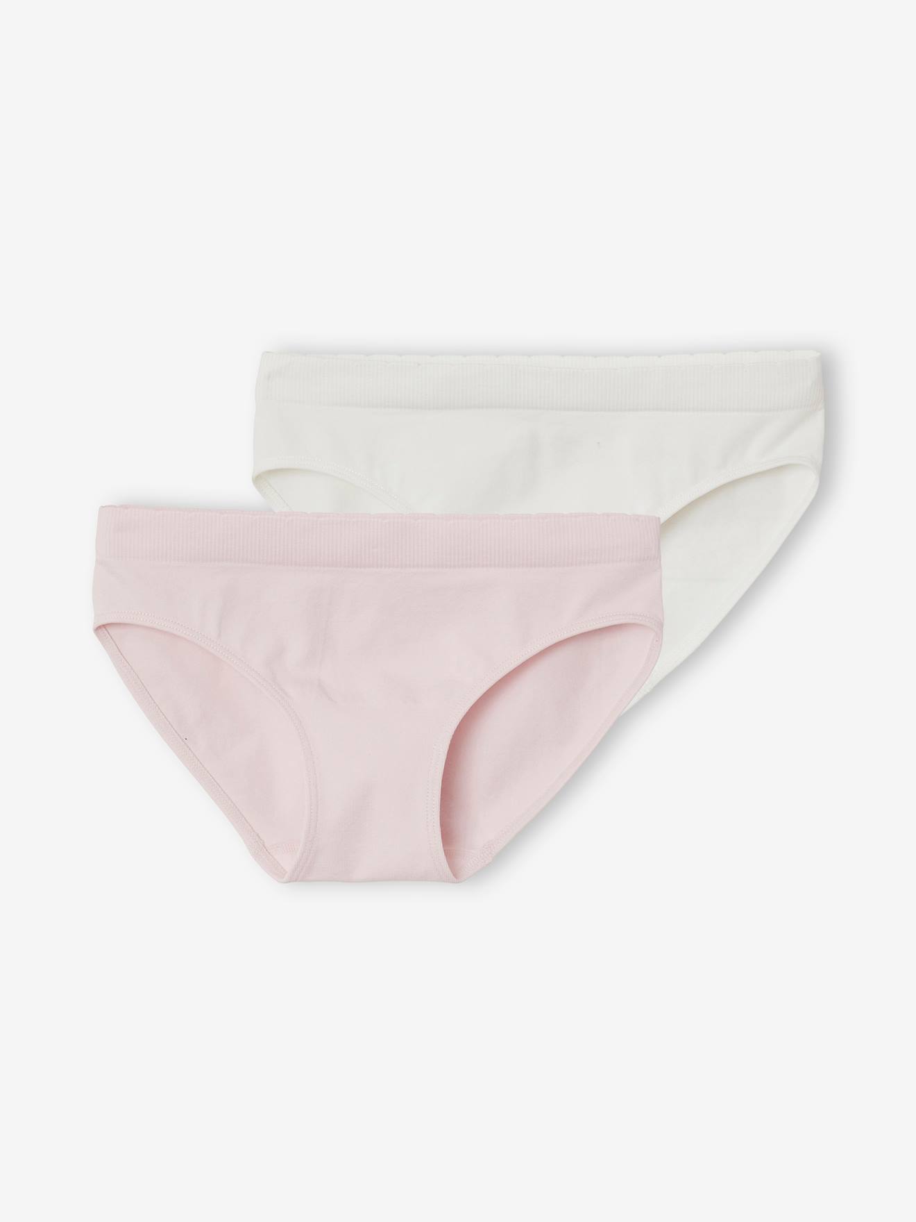 Lot de 2 culottes fille microfibre lot camaieu rose