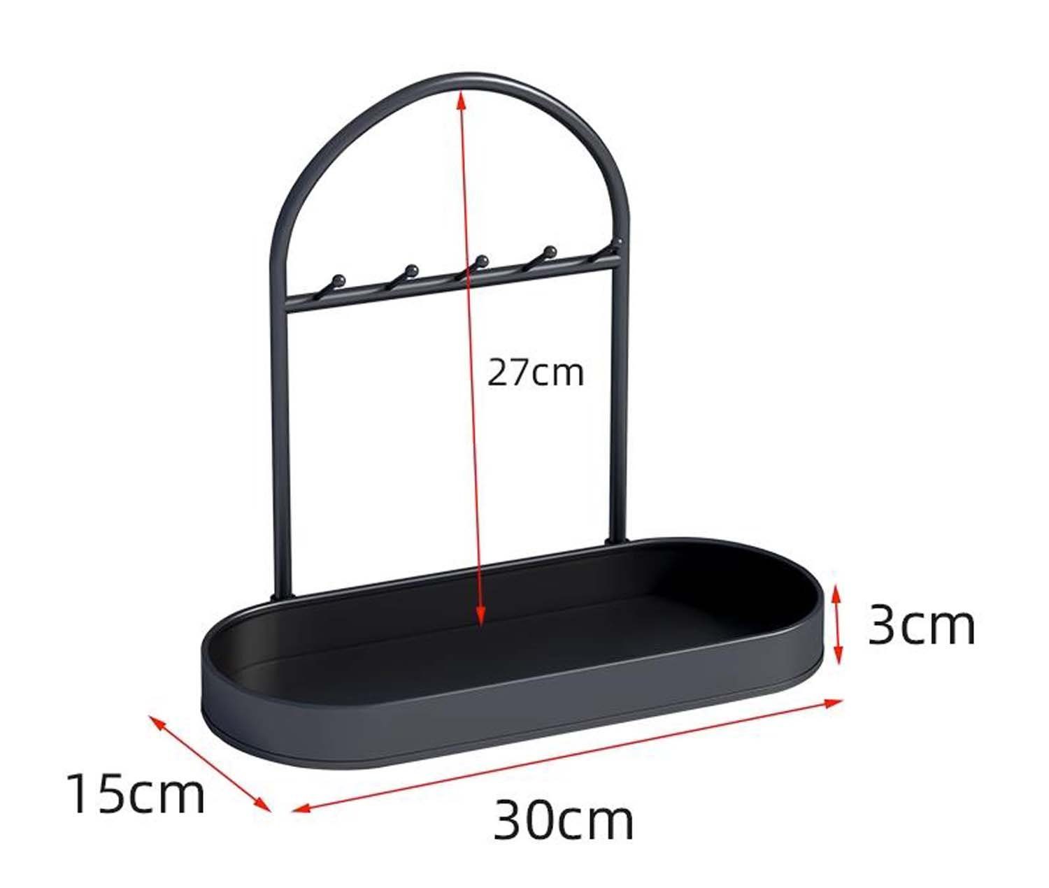aikidio Schlüsselkasten Schlüsselaufbewahrung Ornamente Hakenleiste Desktop-Rack