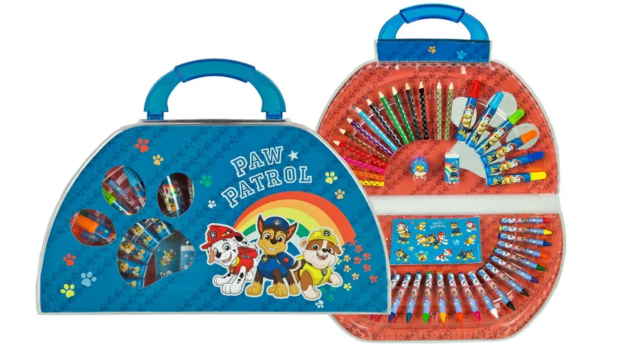 Undercover - Paw Patrol - Malkoffer, 51-teilig