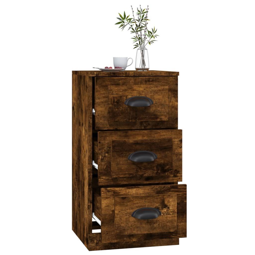 vidaXL Sideboard Sideboard Räuchereiche 36x35,5x67,5 cm Holzwerkstoff (1 St)
