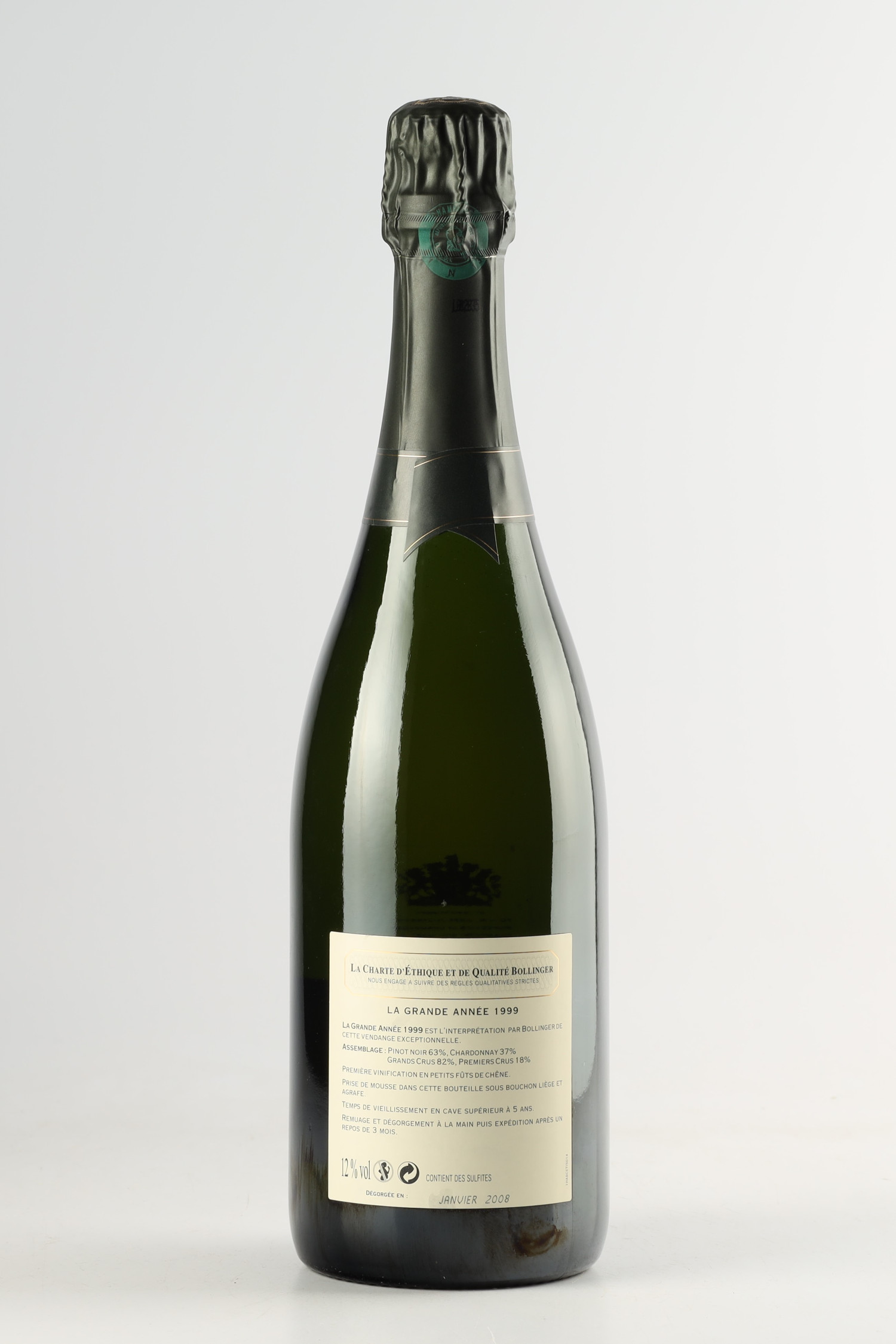 Bollinger Grande Année 1999, Champagne