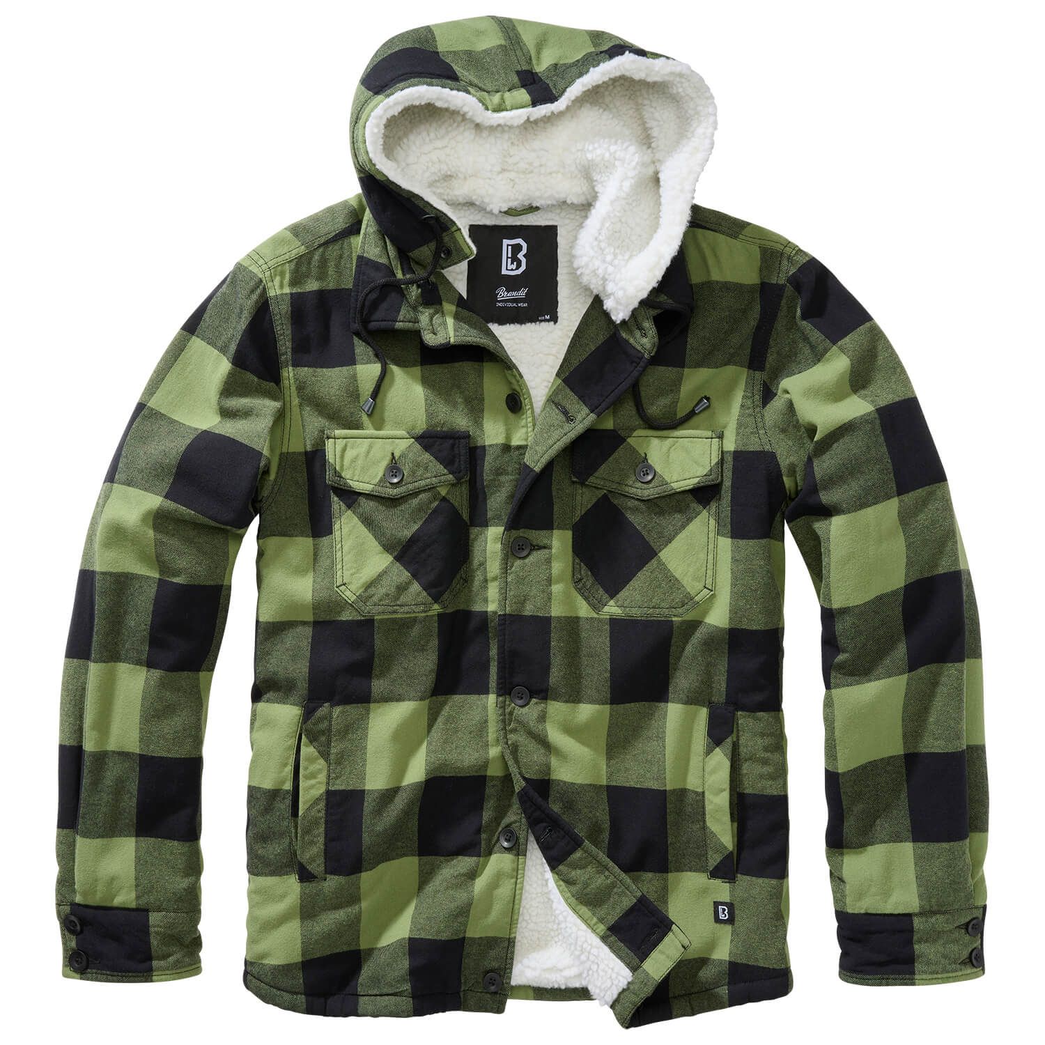 Hooded Lumberjacket mit Teddyfutter