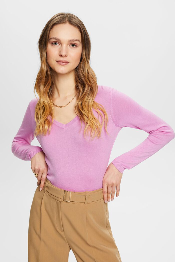 Pullover mit V-Ausschnitt