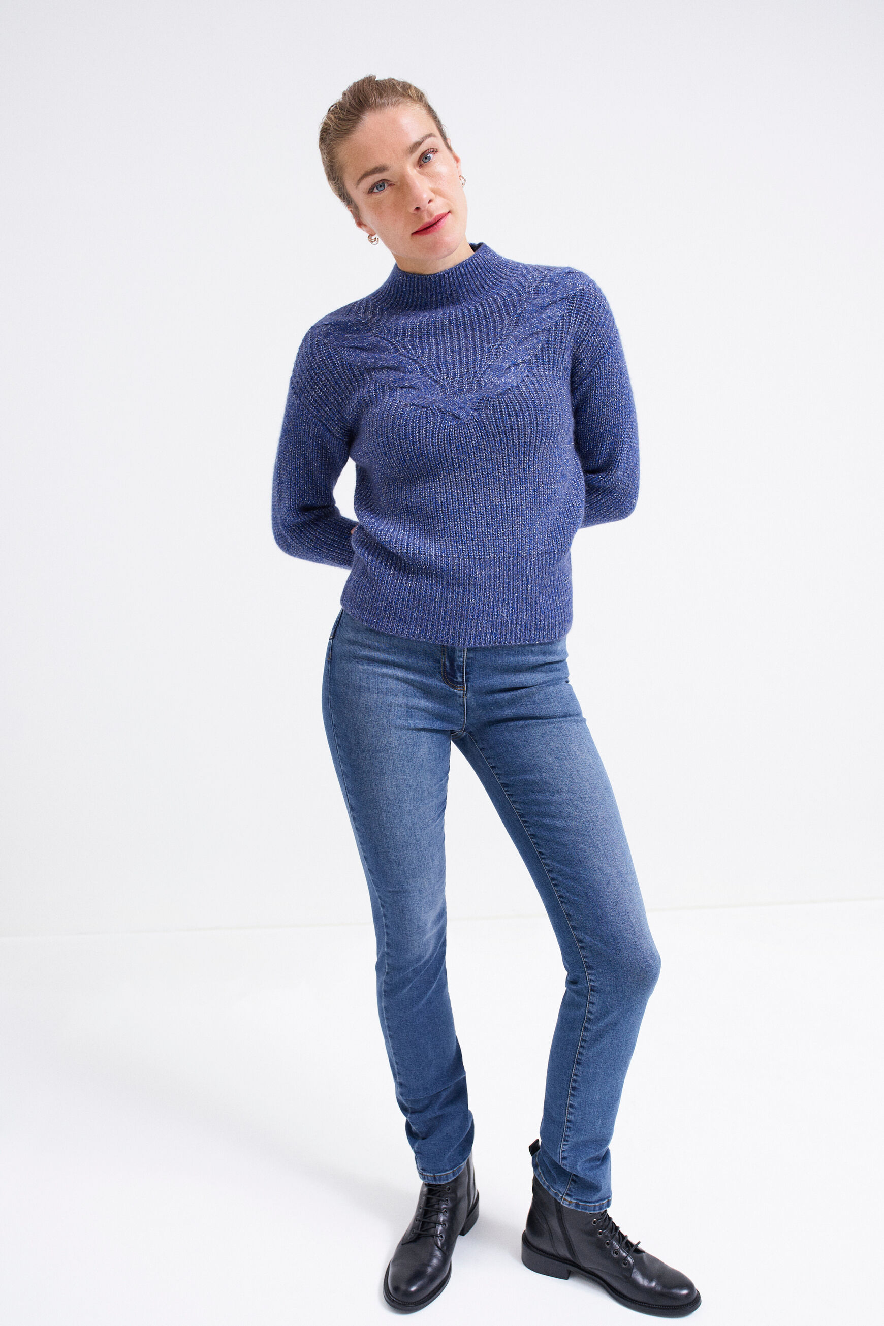 pantalon risley denim double stone femme