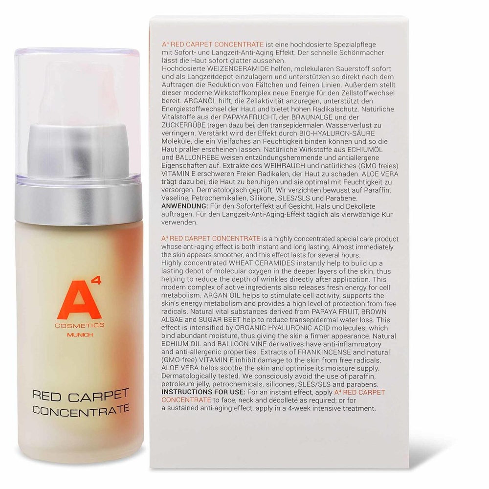 A4 Cosmetics Red Carpet Concentrate Cure visage