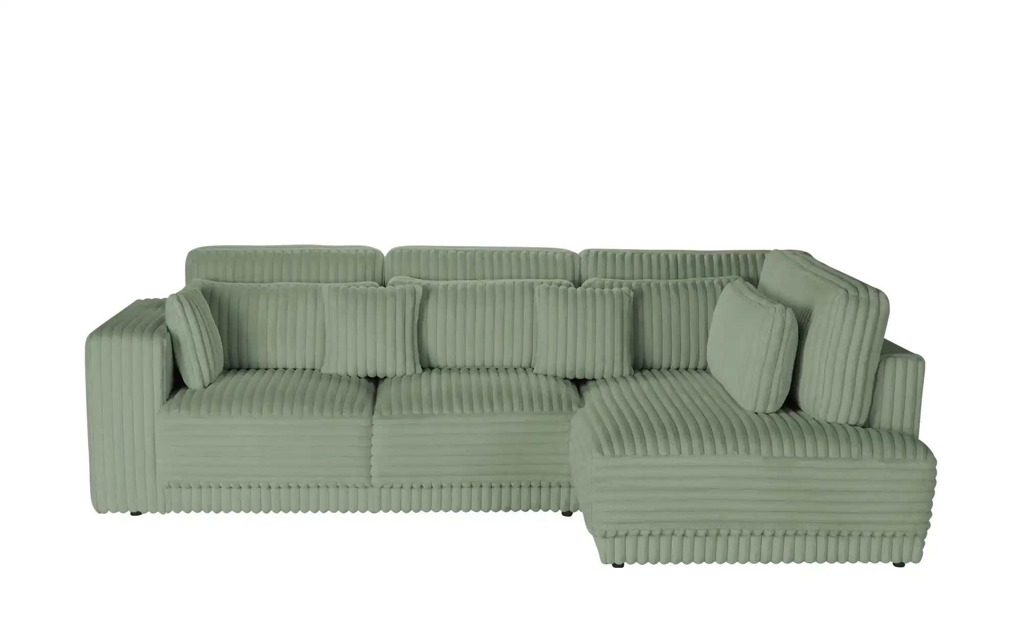 Twist Ecksofa  in modernem Breitcord Torrino